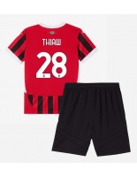 AC Milan Malick Thiaw #28 Hjemmedraktsett Barn 2024-25 Korte ermer (+ bukser)